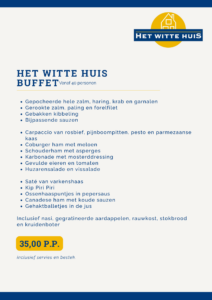 Services witte huis buffet